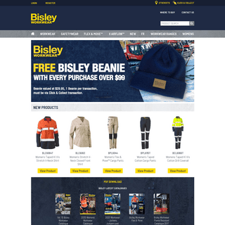 A complete backup of bisleyworkwear.com.au