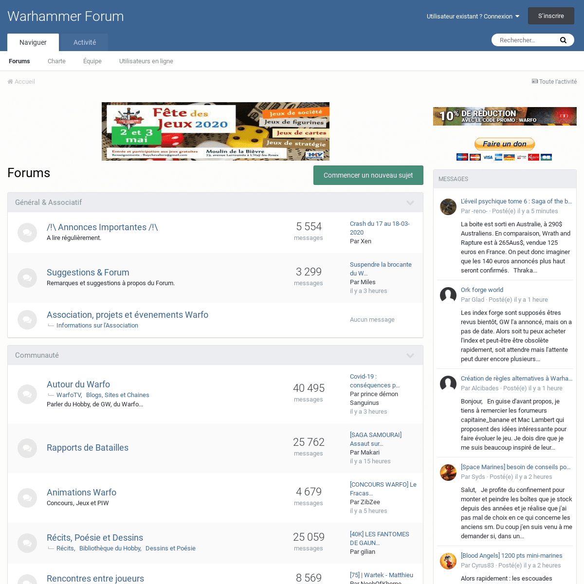 A complete backup of warhammer-forum.com