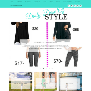 A complete backup of dailydoseofstyle.com