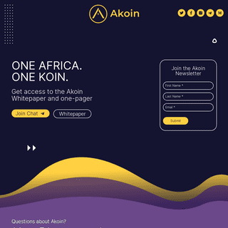 A complete backup of akoin.io