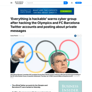 A complete backup of www.businessinsider.com/olympics-fc-barcelona-twitter-accounts-hacked-by-our-mine-2020-2