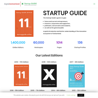 Startup GUIDE - All about the Swiss Startup Ecosystem