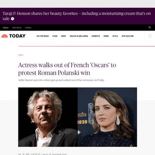 A complete backup of www.today.com/popculture/adele-haenel-protests-roman-polanski-win-french-oscars-t174900