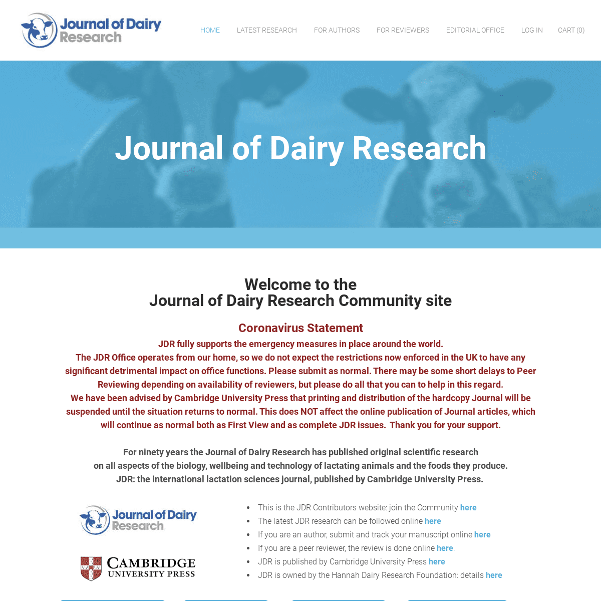 A complete backup of journalofdairyresearch.org