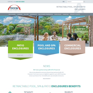 Pool enclosures and patio enclosures from Pool and Spa Enclosures USA - sunrooms-enclosures.com