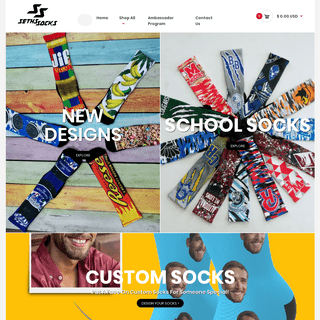 A complete backup of seths-custom-socks.myshopify.com