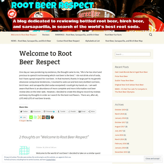 A complete backup of rootbeerrespect.wordpress.com