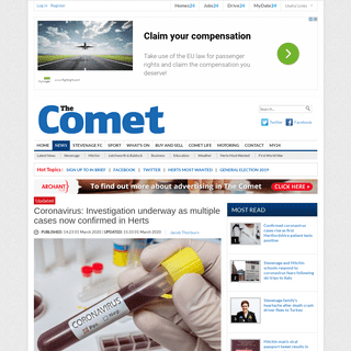 A complete backup of www.thecomet.net/news/hertfordshire-coronavirus-update-1-6539579