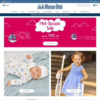 JoJo Maman BÃ©bÃ© - Maternity Clothes, Baby, Kids & Nursery