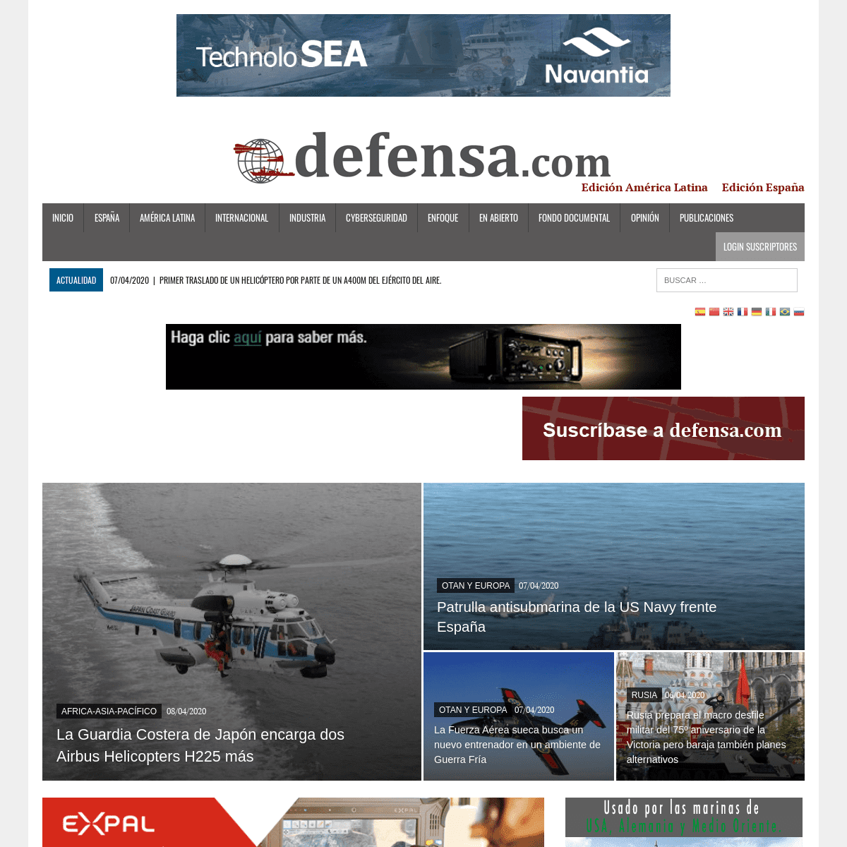 A complete backup of defensa.com