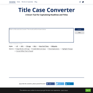 A complete backup of titlecaseconverter.com