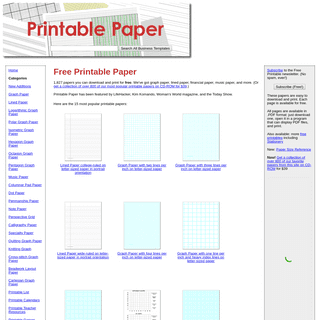 Printable Paper
