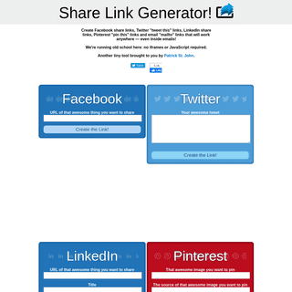 A complete backup of sharelinkgenerator.com