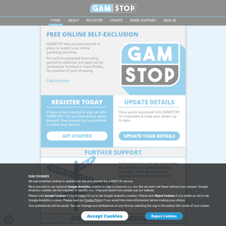 A complete backup of gamstop.co.uk