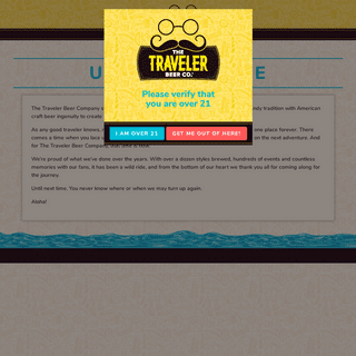 A complete backup of travelerbeer.com