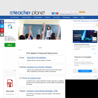 A complete backup of teacherplanet.com
