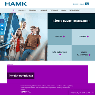A complete backup of hamk.fi