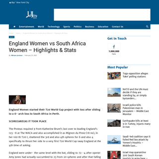 A complete backup of theunionjournal.com/england-women-vs-south-africa-women-highlights-stats/