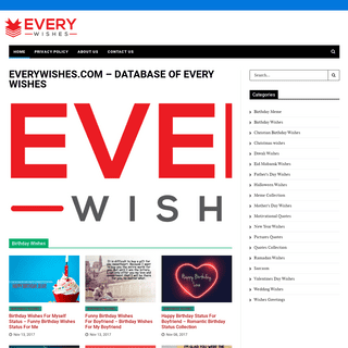 A complete backup of everywishes.com