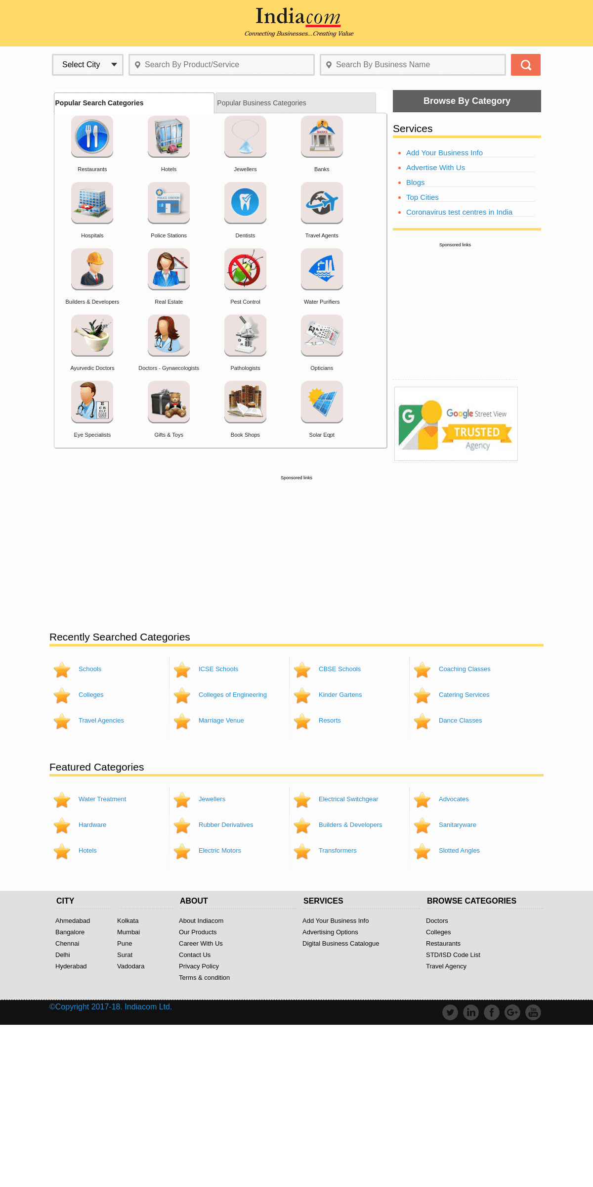 A complete backup of indiacom.com