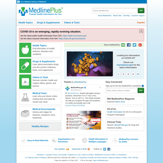 MedlinePlus - Health Information from the National Library of Medicine
