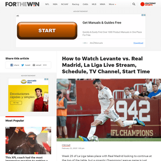 A complete backup of ftw.usatoday.com/2020/02/how-to-watch-levante-vs-real-madrid-la-liga-live-stream-schedule-tv-channel-start-