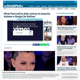 A complete backup of www.thesocialpost.it/2020/02/15/silvia-provvedi-racconta-rinascita/