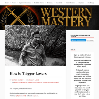A complete backup of westernmastery.com