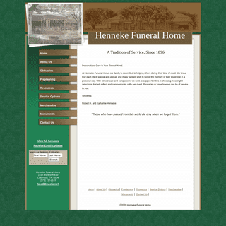 A complete backup of hennekefuneralhome.com