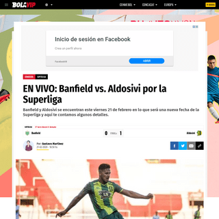 A complete backup of bolavip.com/conmebol/EN-VIVO-Banfield-vs.-Aldosivi-por-la-Superliga-F22-20200221-0055.html