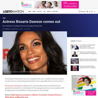 A complete backup of www.lgbtqnation.com/2020/02/actress-rosario-dawson-comes/