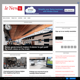 A complete backup of lenews.ch