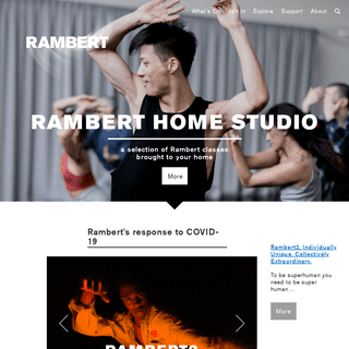 A complete backup of rambert.org.uk