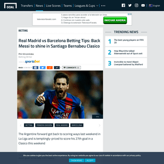A complete backup of www.goal.com/en-au/news/real-madrid-vs-barcelona-betting-tips-back-messi-to-shine-in/123mr8sr2d7et1htv4zmhf