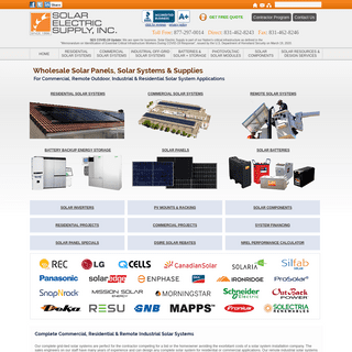 Solar Electric Supply â€“ Leading Wholesale Solar Panels & Solar Electric Systems Suppliers