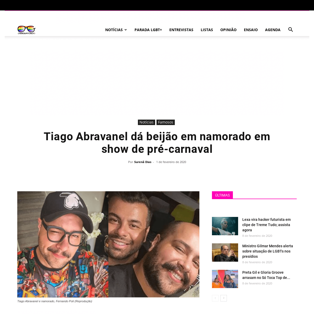A complete backup of observatoriog.bol.uol.com.br/noticias/2020/02/tiago-abravanel-da-beijao-em-namorado-em-show-de-pre-carnaval