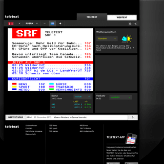 A complete backup of teletext.ch