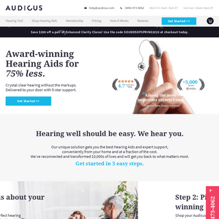 A complete backup of audicus.com