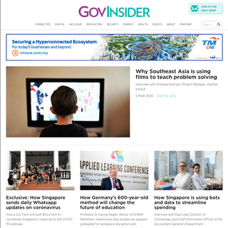 GovInsider - Public sector innovation across Asia Pacific