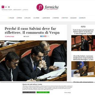 PerchÃ© il caso Salvini deve far riflettere. Il commento di Vespa - Formiche.net