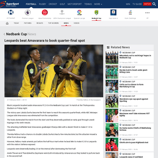 A complete backup of supersport.com/football/nedbank-cup/news/200221_Leopards_beat_Amavarara_to_book_quarterfinal_spot