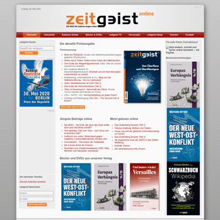 A complete backup of zeitgeist-online.de