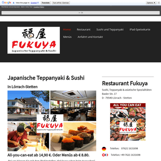 A complete backup of fukuya.de