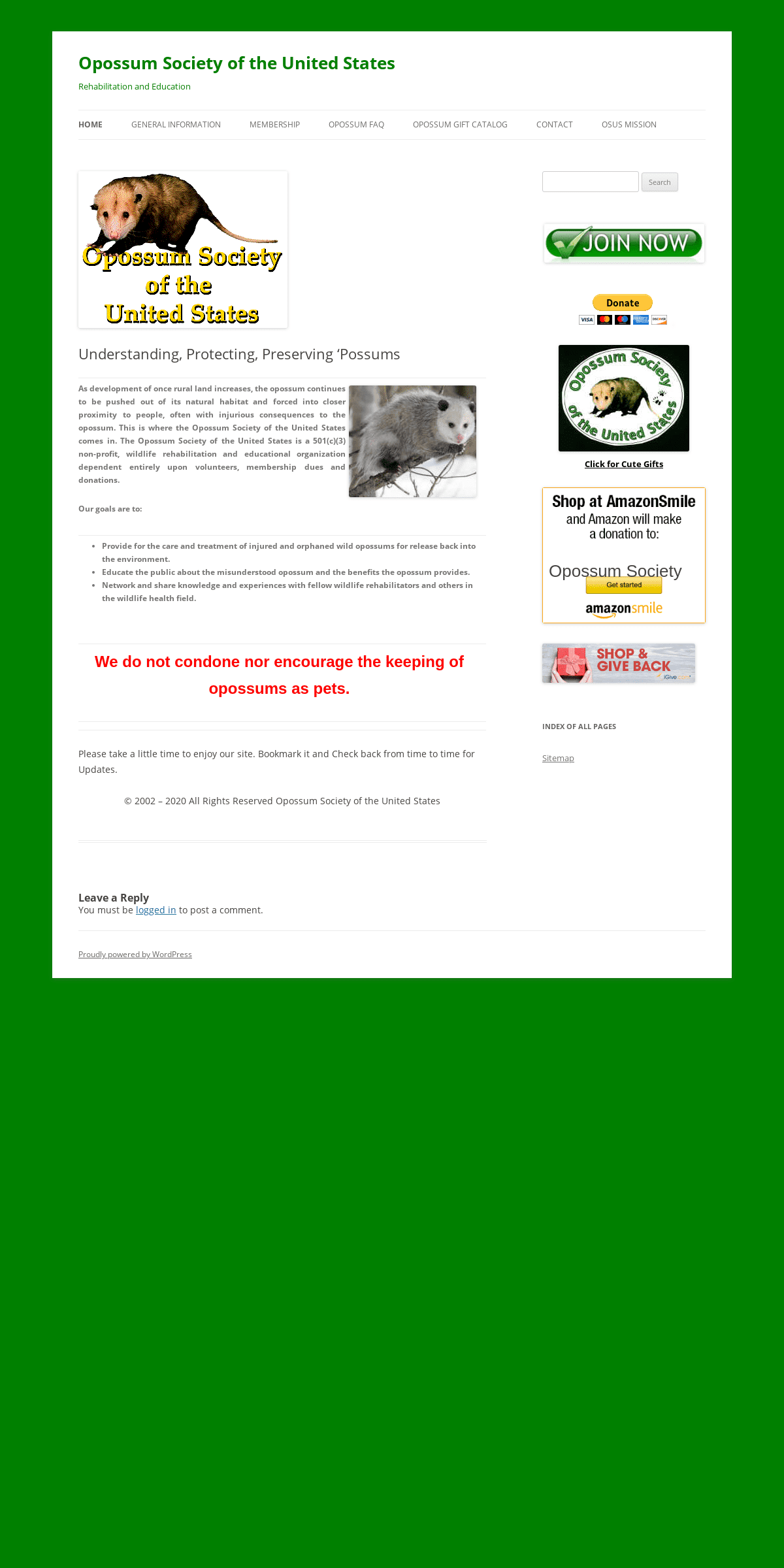 A complete backup of opossumsocietyus.org