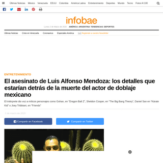 A complete backup of www.infobae.com/america/entretenimiento/2020/03/01/el-asesinato-de-luis-alfonso-mendoza-los-detalles-que-es