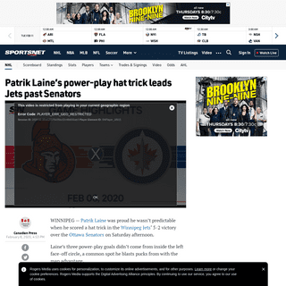 A complete backup of www.sportsnet.ca/hockey/nhl/patrik-laine-power-play-hat-trick-leads-jets-senators/