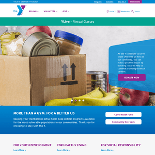 Belong, Volunteer and Give to The Pittsburgh YMCA For a Better Us