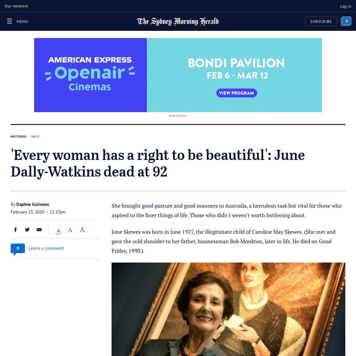 A complete backup of www.smh.com.au/national/every-woman-has-a-right-to-be-beautiful-dally-watkins-dead-at-92-20200223-p543hn.ht