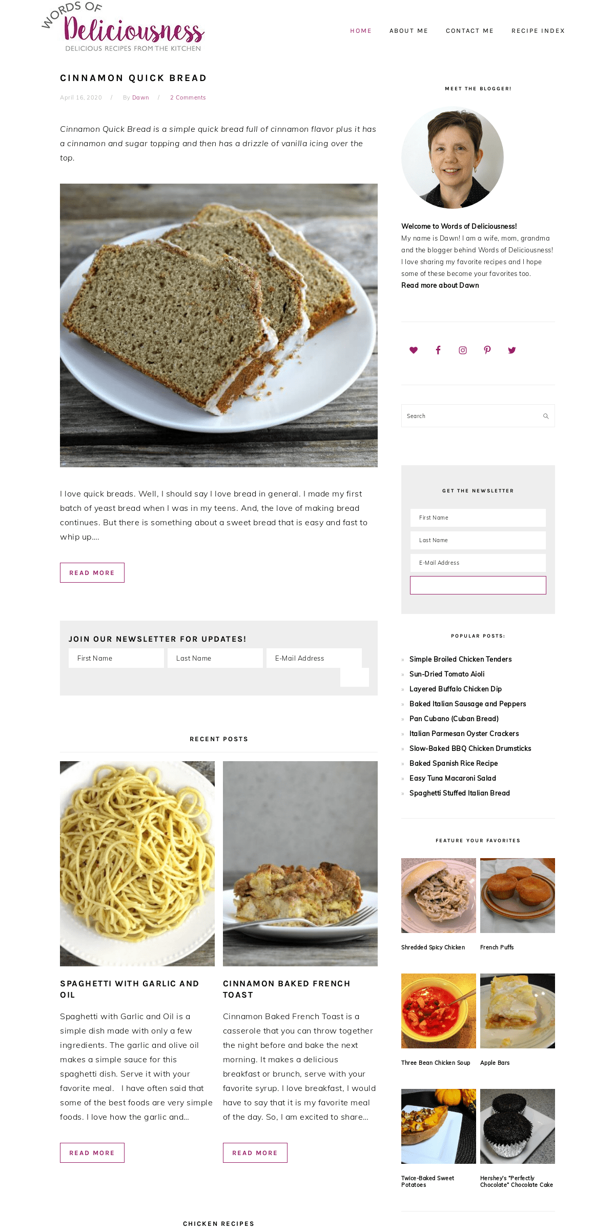 A complete backup of wordsofdeliciousness.com