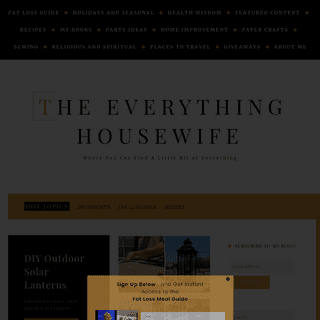 A complete backup of theeverythinghousewife.com